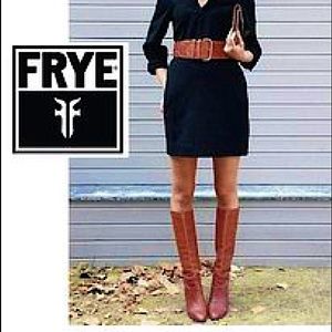 Frye Harlow Campus knee high leather boots sz 7.5